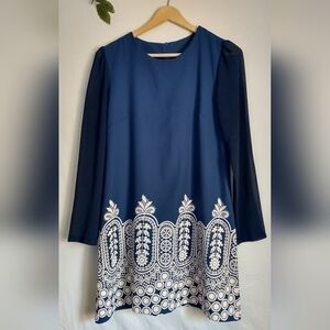 90's Y2K 60's Paisley Bohemian Sheer Sleeve Vintage Fairycore White Dress Small